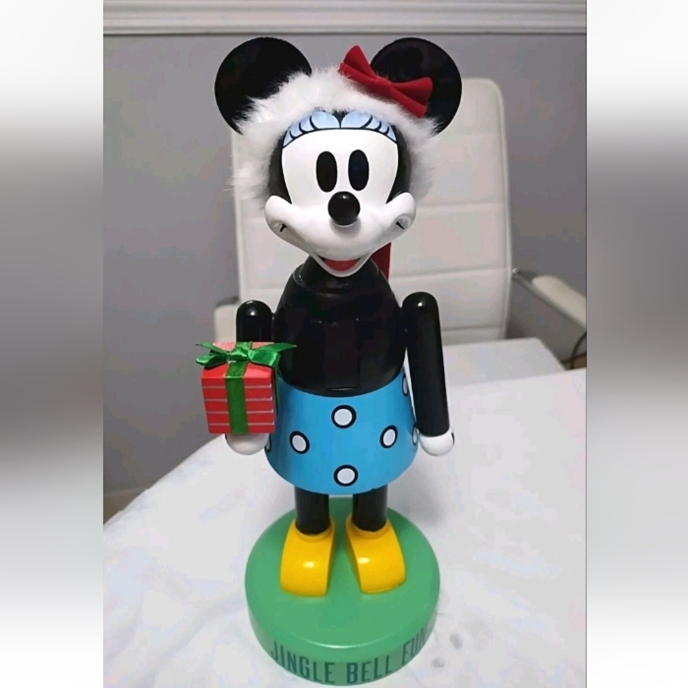 Disney Mickey Mouse 100th Christmas 11" Nutcracker Statue